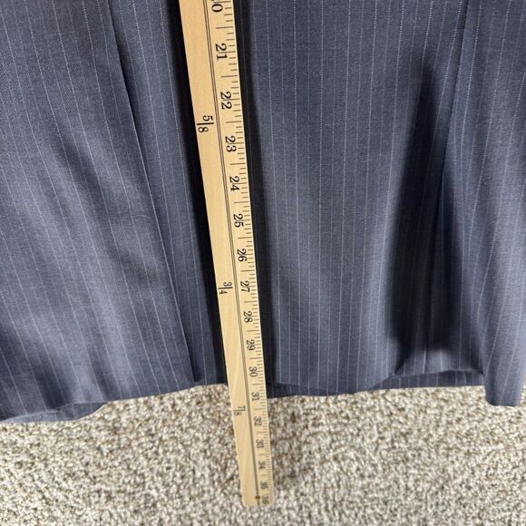 Ralph Ralph Lauren Blazer Mens 40 Blue Pin Stripes 3 Button Double RL Wool RRL - Picture 12 of 16